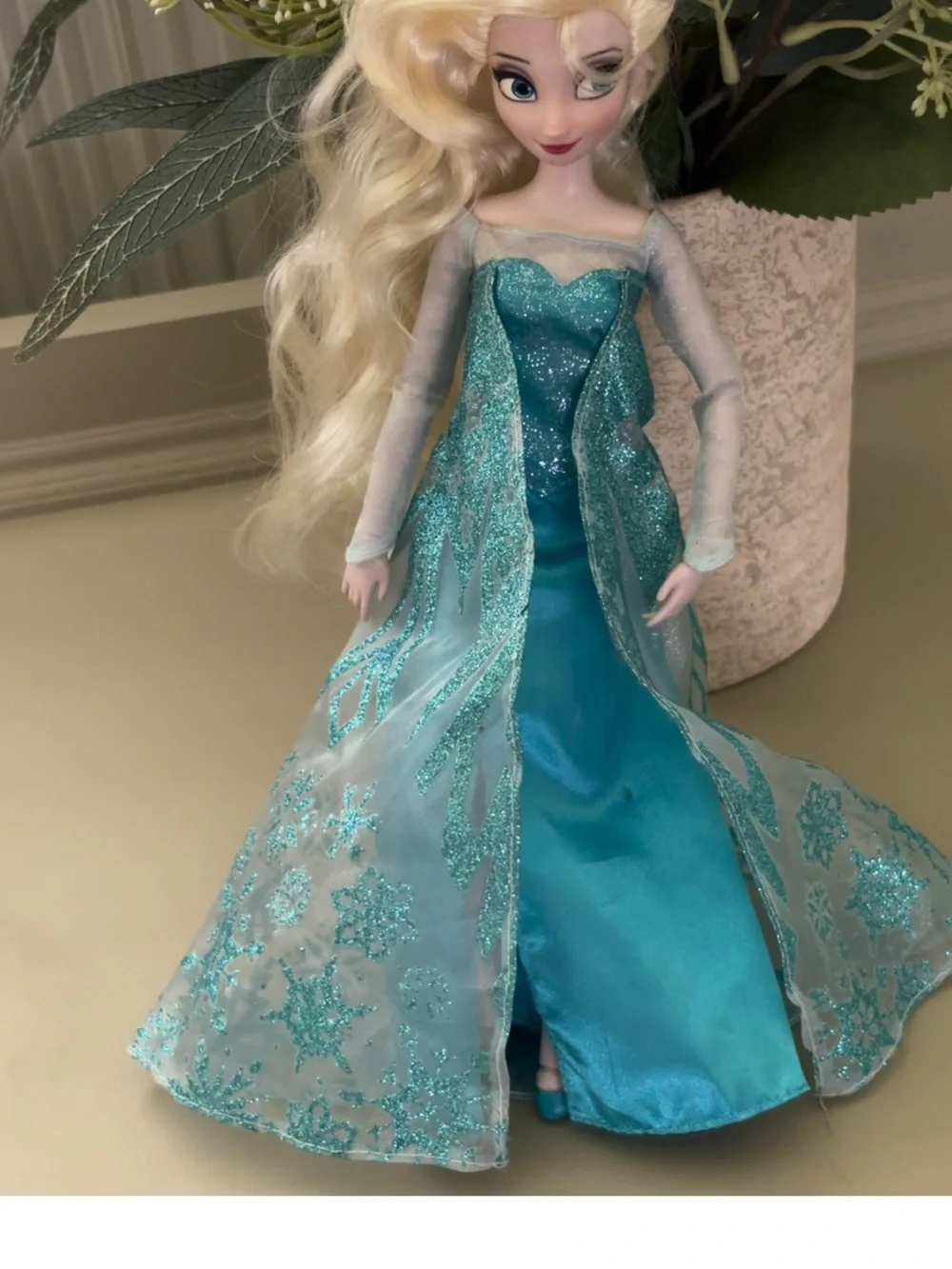 Disney Elsa Turquoise & Teal Glitter Princess Doll